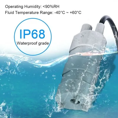 Pump Submersible Pump DC 12V Submersible Water Pump Camper Accessories • £21.74
