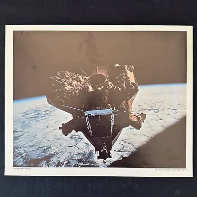 Rare Official NASA Picture  #7 Testing Lunar Module  Scott Looks From Cmd Ship • $14.99