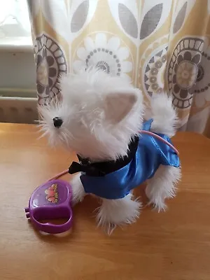£8.99 • Buy Electronic Walking Barking Dog Toy With Remote Lead Westie My Little Puppy