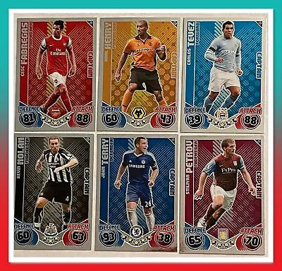 10/11 Topps Match Attax Extra Premier League Trading Cards  -  Captain • £2