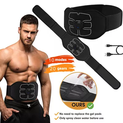 ABS Stimulator Ab Machine EMS Abdominal Toning Belt Muscle Toner Fitness Belt • $22.99