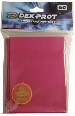 Card Supplies Gaming Card Protectors Rose Red Standard Card Sleeves [60 Count] • $2.49