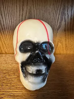 VTG Skull Head Bleeding Brain Candle 5 1/2  Tall (Have 2) • $16