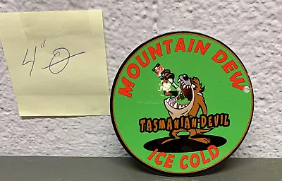 Mountain Dew Metal Magnet Tasmanian Devil Cartoon Soda Diner Pop Sign Gas Oil • $25