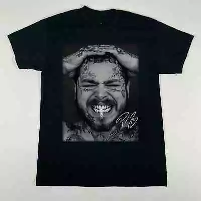 Post Malone Cotton Gift For Fan Black Unisex T-Shirt • $22.99