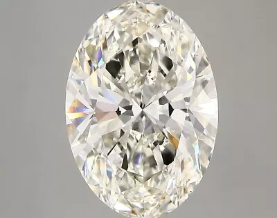 Lab-Created Diamond 5.01 Ct Oval I VS2 Quality Excellent Cut IGI Certified • $1882.55