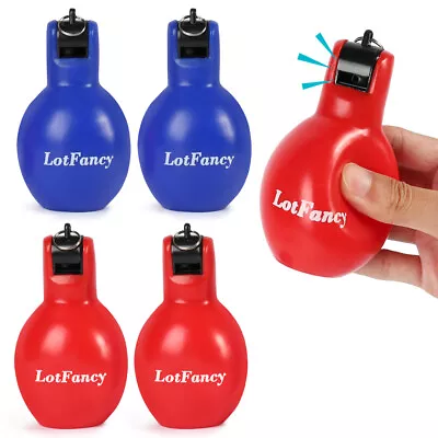 4 PACK Hand Squeeze Whistles Coach Whistle For Coaches Referees Hand-held Sports • $7.59