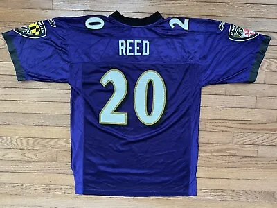 Reebok Jersey Ed Reed Baltimore Ravens Men Large New Tags • $65