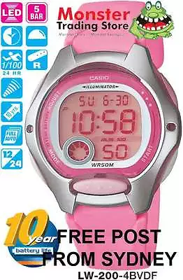 Casio Watch Lw-200-4bv Lw200 Lw-200-4 Lw-200-4b 12-month Warranty • $46.55