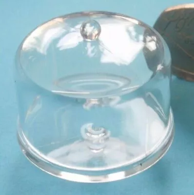 Dollhouse Miniature Glass Covered Cake Stand • $17.50