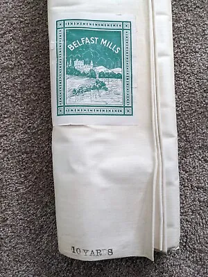 Vintage Irish Linen Fabric From Belfast • $199