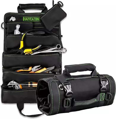 Heavy Duty Roll Up Organizer With 6 Tool Bags For Motorcycle And Truck • $35.05