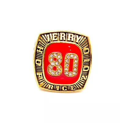 Hall Of Fame 2010 Jerry Rice #80 HOF Pro Football Golden Ring • $24.90