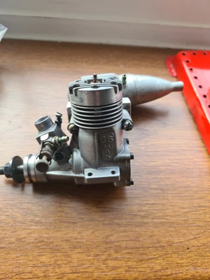 £50 • Buy Vintage OS Max 25 RC Nitro Aeroplane Engine, Plane Engine Aircraft With Silencer