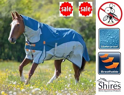 £69.50 • Buy WATERPROOF FLY RUG UV Protection Shires Highlander Plus Horse Turnout On Sale