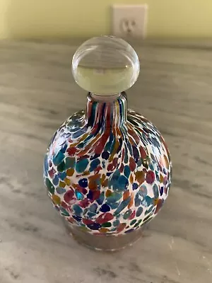 Multi Colored Glass Perfume Bottle • £19.30