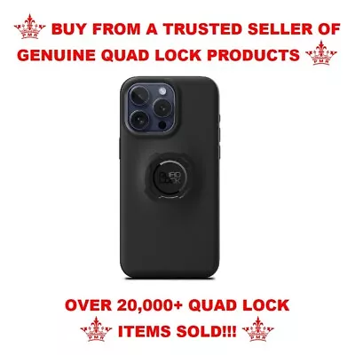 Quad Lock® Iphone  15 Pro Max ~ 6.7 Inch  Case Cover Motorcycle Scooter Bicycle • $33.05