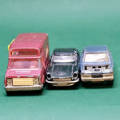 W333-MAJORETTE No224-259 FOURGON ICE CREAM VAN & Datsun Fair Lady Peugeot 604 • £35