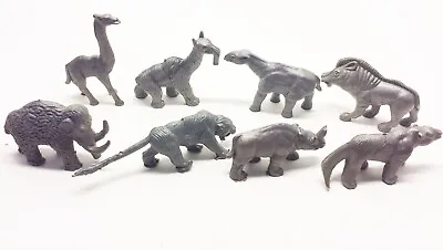 Vintage 1960s Complete Set Nabisco Cereal Dinosaur Prehistoric Mammal Set Of 8 • $29.95