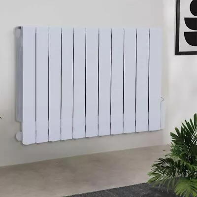 Aluminum Oil Filled Heating Radiator Electric Wall Heater With Thermostat ECO • £245.99