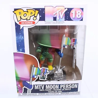 G2 Funko Pop Icons Vinyl Figure 18 MTV Moon Person • $10.95