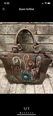 MONTANA WEST Conceal Carry Women’s Shoulder / Cross Body  Leather Bag Purse LNWT • $20.50