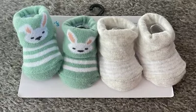 New Child Of Mine By Carter’s 2 Pack Baby Booties Size: Newborn • $5