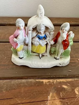 Vintage Victorian Lady With 2 Male Escorts/Japan/ HTF Excellent Shape/ Gorgeous • $20