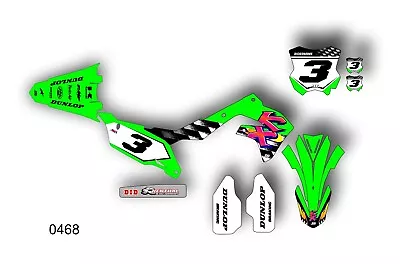 KAWASAKI KX450F   (2019-2023) KX250F (2021-2024) RETRO SEMI CUSTOM Graphics • $268.09