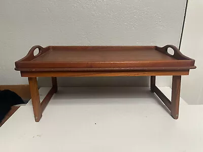 Vintage Genuine Teak Wood Bed Tray Table • $98