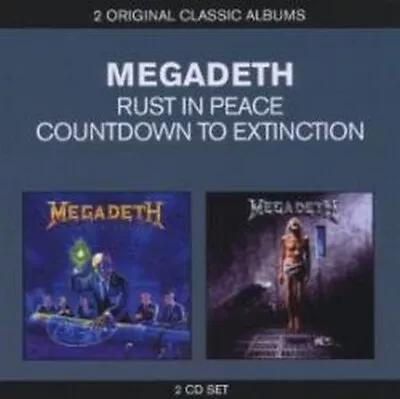 Megadeth - Countdown To Extinction/Rust In Peace (NEW 2CD) • £7.49