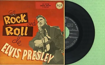 ELVIS PRESLEY / El Rock And Roll / RCA 32017 Pressing Spain 1958 VG+ • $450