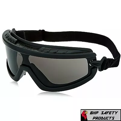 Radians Barricade Smoke/Gray Anti Fog Safety Goggles Glasses Lightweight Z87+ • $8.50