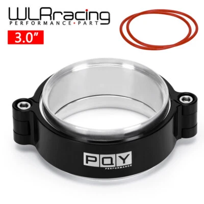 $14.90 • Buy Aluminium 3inch HD Clamp Quick Release Clamp Intercooler V Band Clamp Flange Kit