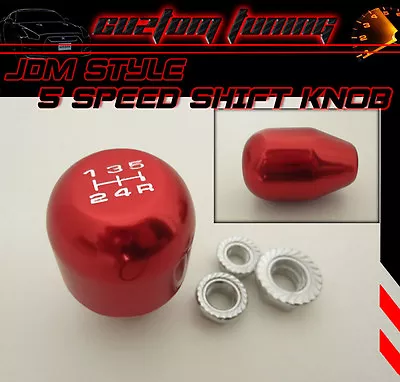 For Honda Acura M10x 1.5 Heavy Weighted 5-speed Manual Jdm T-r Red Shift Knob • $10.95