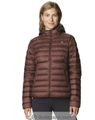 New MOUNTAIN HARDWEAR Women's Rhea Ridge Hooded Jacket Washed Raisin. XS • $94.40