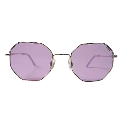 New MEXX Women's Octagon Sunglasses 6416 200 Gold Frame Purple Lens 52-21-140 • $49.95