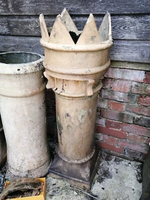 £20 • Buy Victorian Crown Top Decorative Chimney Pots - Garden Planters