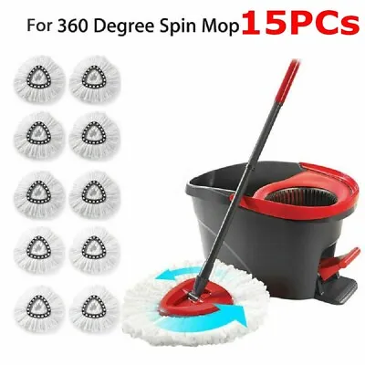 15x Replacement Microfiber Mop HEAD For O-Cedar Spin Mop Easy Clean Wring Refill • $2.75