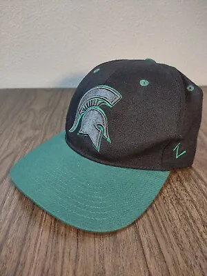 Flawed Michigan State Spartans Snapback Hat Cap Green Black MSU NCAA • $9.99