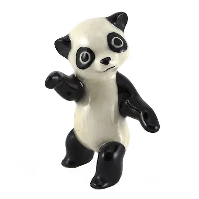 Hagen Renaker Panda Standing White Across Back #A-494 Miniature Ceramic Figurine • $14.99