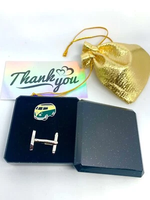 £19.90 • Buy Car Cufflinks Volkswagen Theme Business Wedding Shirt Suit  IN A CUFFLINK BOX