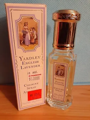 YARDLEY English Lavender Cologne/Eau De Cologne Women Spray 1 Oz. RARE Vintage • $20.95