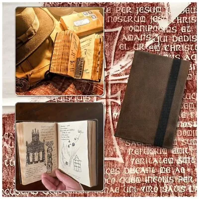 Indiana Jones Grail Diary Prop Replica With Hiddenprecious Deposits Avid Diary • $23.82