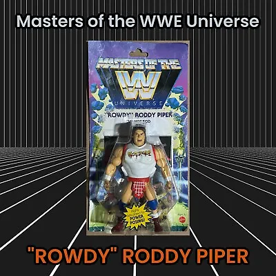 🔥 Masters Of The WWE Universe ROWDY RODDY PIPER Figure MOTU 🔥 • $17.99