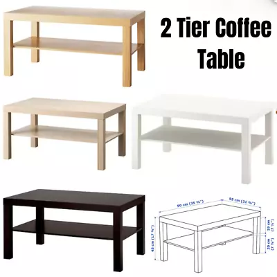 Ikea LACK Coffee Side Table Bedroom Living Room Home Office Centre Table 90 X 55 • £40.37