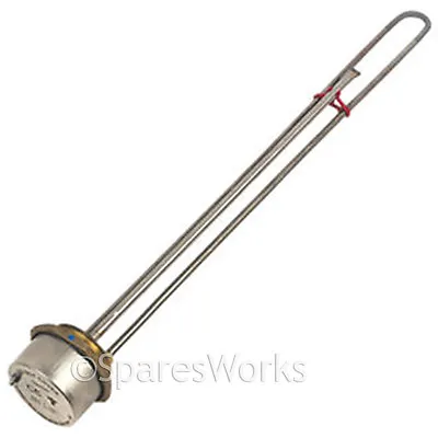 Water Boiler Heating Element 27  Incoloy Hard Hot Immersion Heater + Thermostat • £46.79