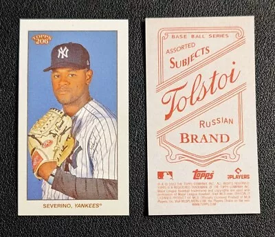 LUIS SEVERINO - 2022 Topps T 206 T206 Wave 3 - TOLSTOI BACK #76 - N.Y. YANKEES • $1.99