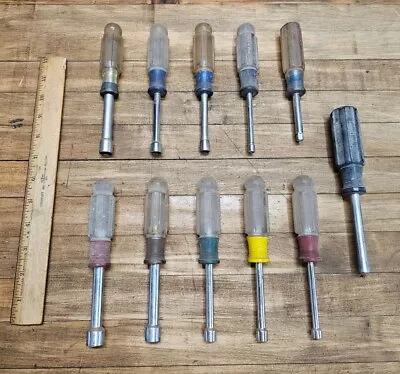 VINTAGE Tools Heavy Duty SAE Nut DRIVERS Lot CRAFTSMAN MECHANICS TOOLS ☆ USA • $1.25