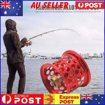 Low Profile Casting Fishing Reel Modified Line Cup For DAIWA Steez (Red) • $24.59